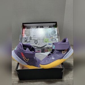 Nike Kyrie Low 5 Toddler Shoes Purple Yellow Size 10C